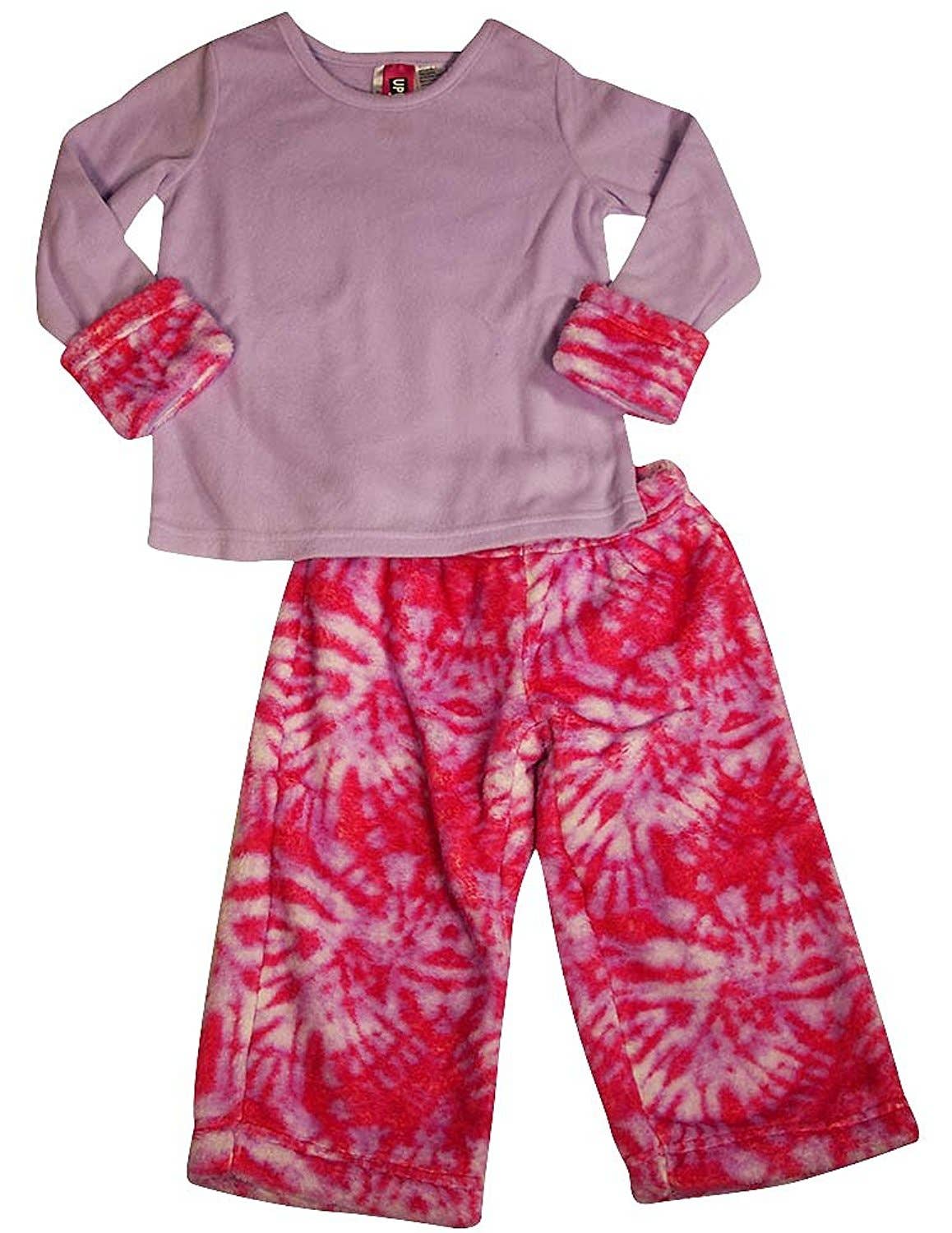 Up Past 8 by Sara's Prints - Little Girls Long Sleeve Pajama