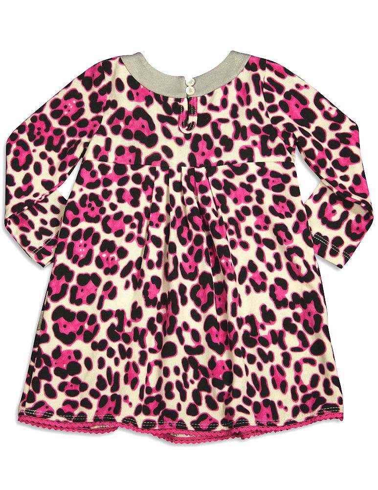 Baby Sara Infant Baby Girls Long Sleeve Dresses - Asst Fabri