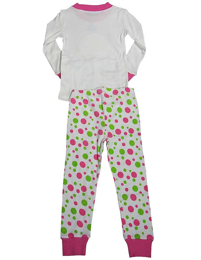 Sara's Prints Girls 2 Piece Long Sleeve Sleepwear Pajama Set