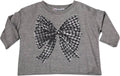 Flowers by Zoe Girls 3/4 Sleeve Fashion Scoop Neck Sweatshir