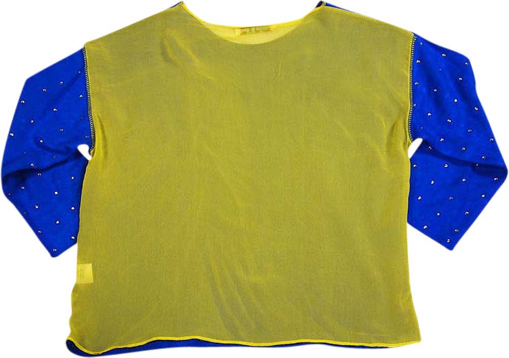 Flowers by Zoe Girls 3/4 Sleeve Fashion Scoop Neck Sweatshir