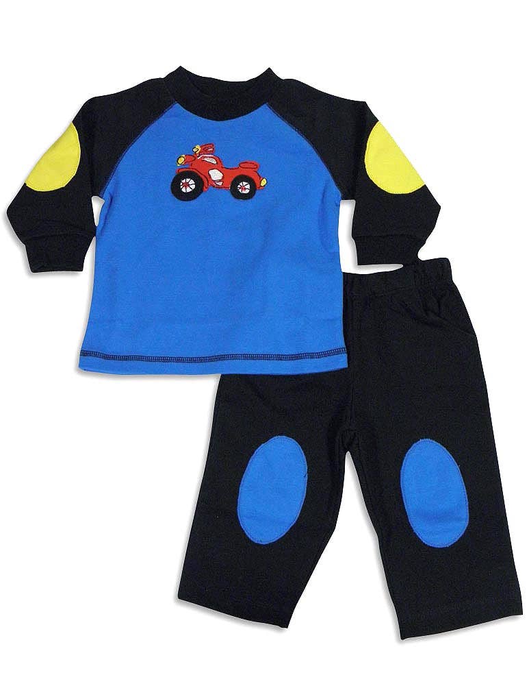 Snopea Baby Infant Newborn Boys Cotton Long Sleeve Pant Set