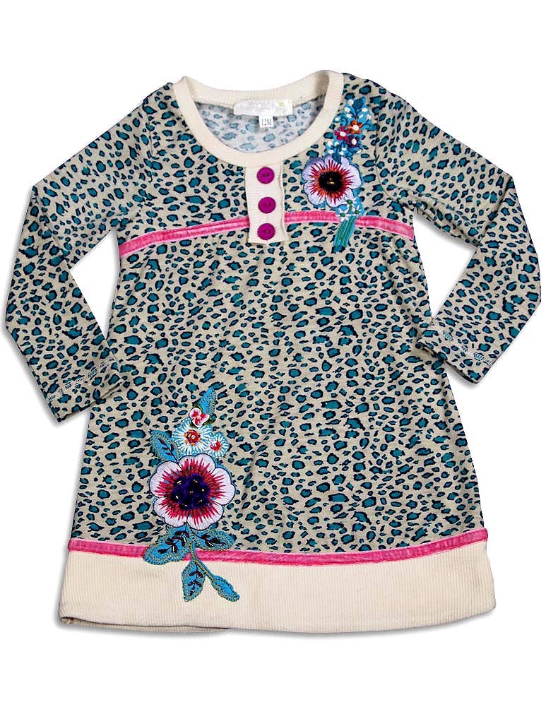 Baby Sara Infant Baby Girls Long Sleeve Dresses - Asst Fabri