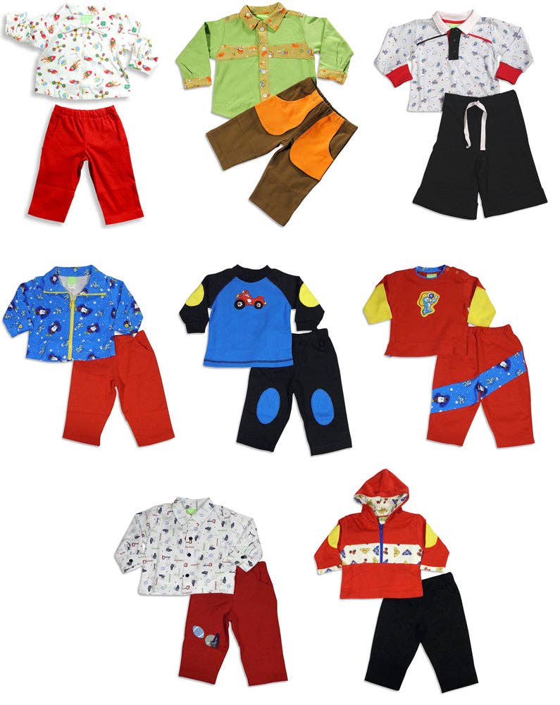 Snopea Baby Infant Newborn Boys Cotton Long Sleeve Pant Set