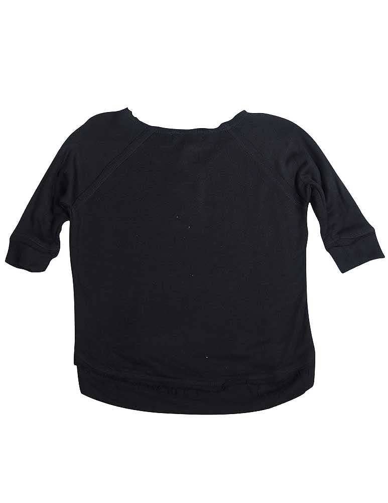 Flowers by Zoe Girls 3/4 Sleeve Fashion Scoop Neck Sweatshir