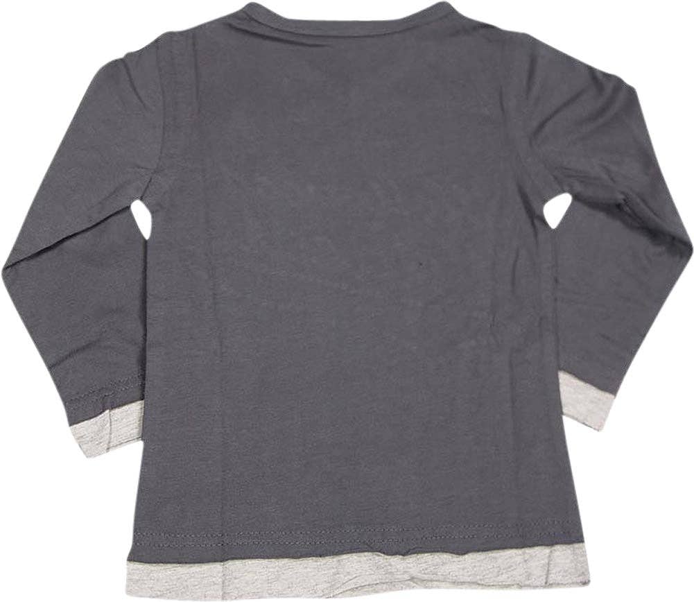 Wild Mango Toddler and Girls Long Sleeve Cotton Fashion T-Sh
