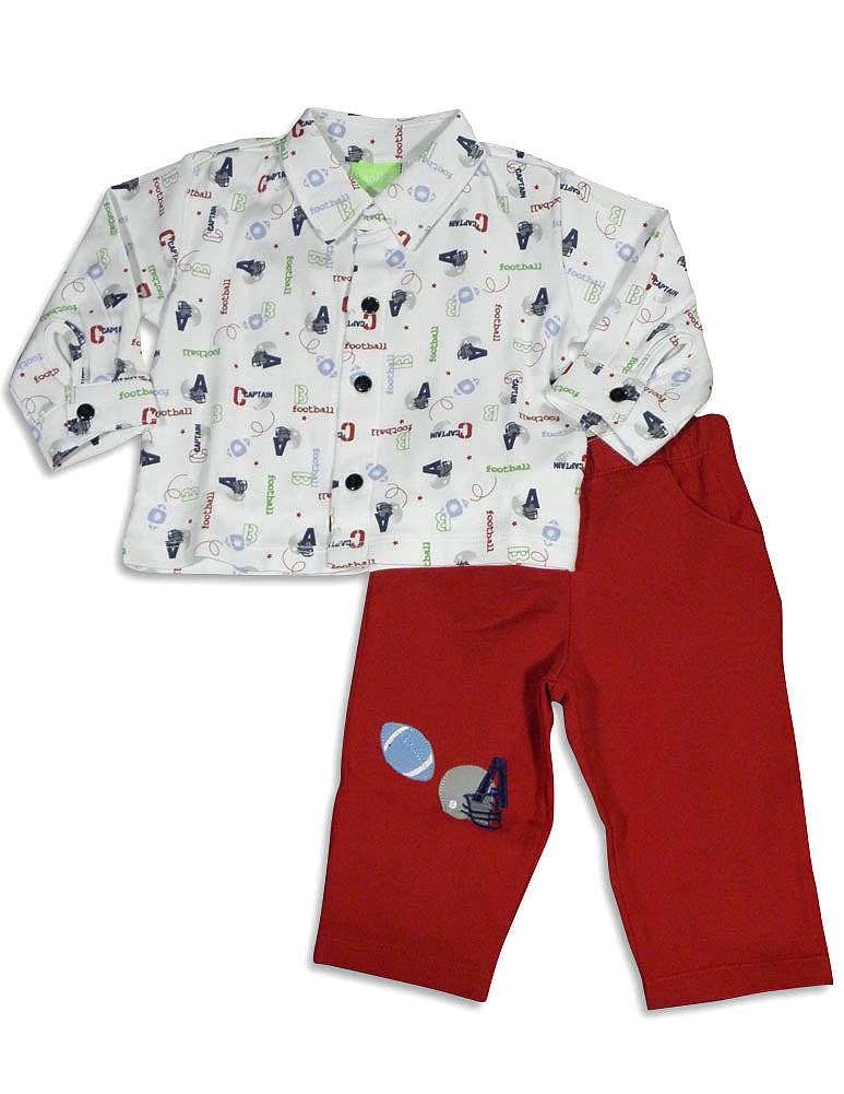 Snopea Baby Infant Newborn Boys Cotton Long Sleeve Pant Set