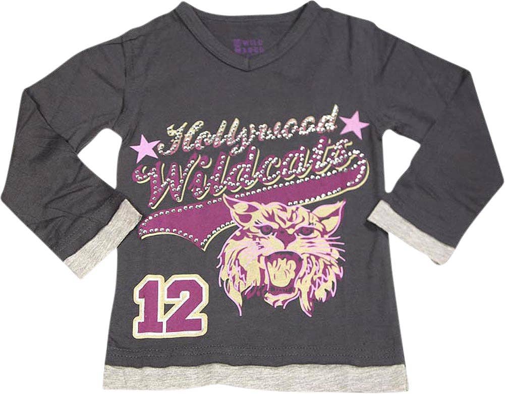 Wild Mango Toddler and Girls Long Sleeve Cotton Fashion T-Sh