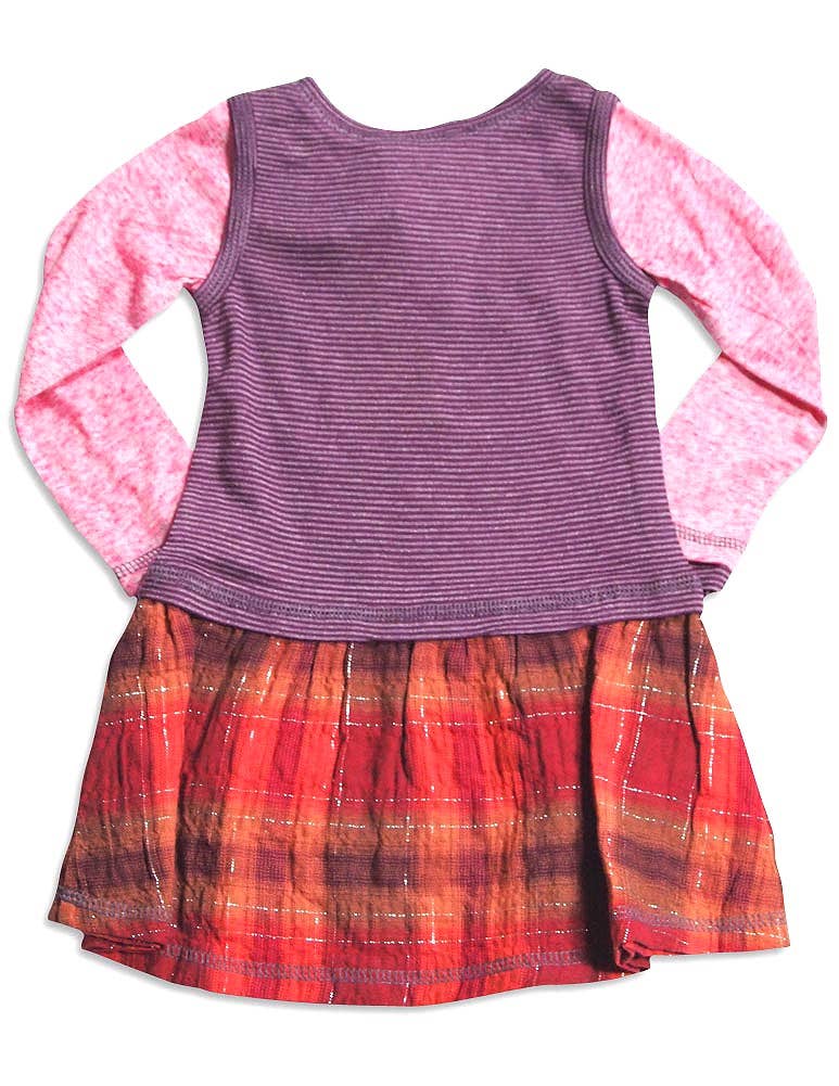 Baby Sara Infant Baby Girls Long Sleeve Dresses - Asst Fabri