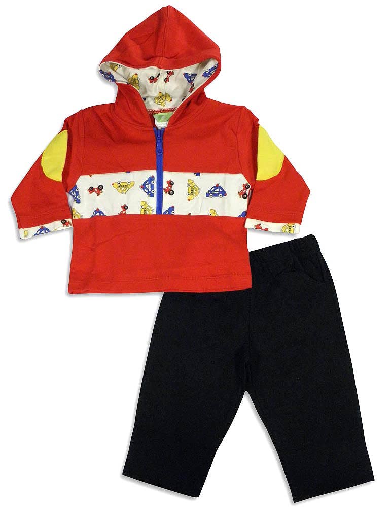 Snopea Baby Infant Newborn Boys Cotton Long Sleeve Pant Set