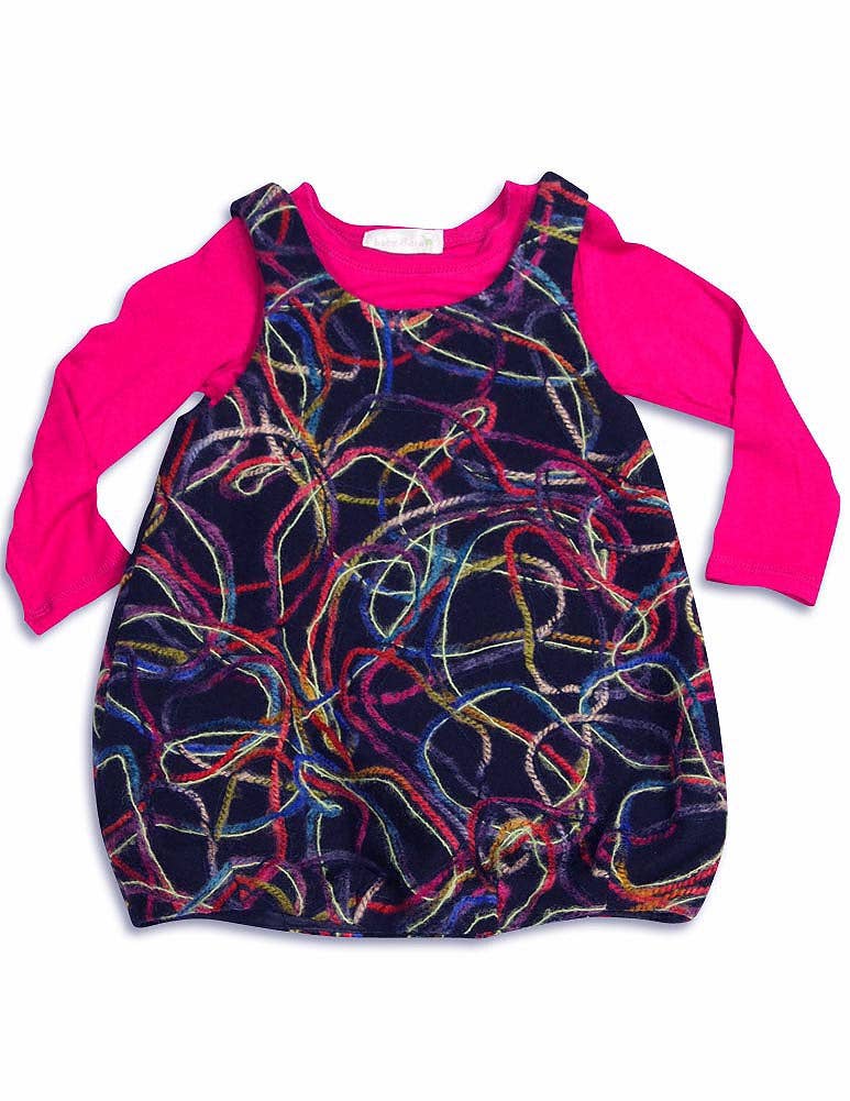 Baby Sara Infant Baby Girls Long Sleeve Dresses - Asst Fabri