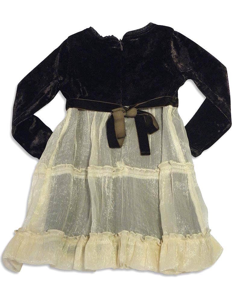 Baby Sara Infant Baby Girls Long Sleeve Dresses - Asst Fabri