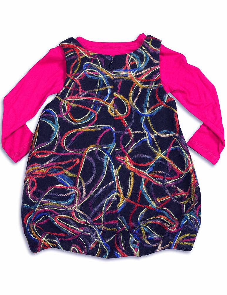 Baby Sara Infant Baby Girls Long Sleeve Dresses - Asst Fabri