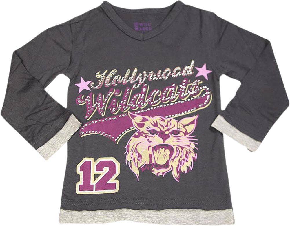 Wild Mango Toddler and Girls Long Sleeve Cotton Fashion T-Sh