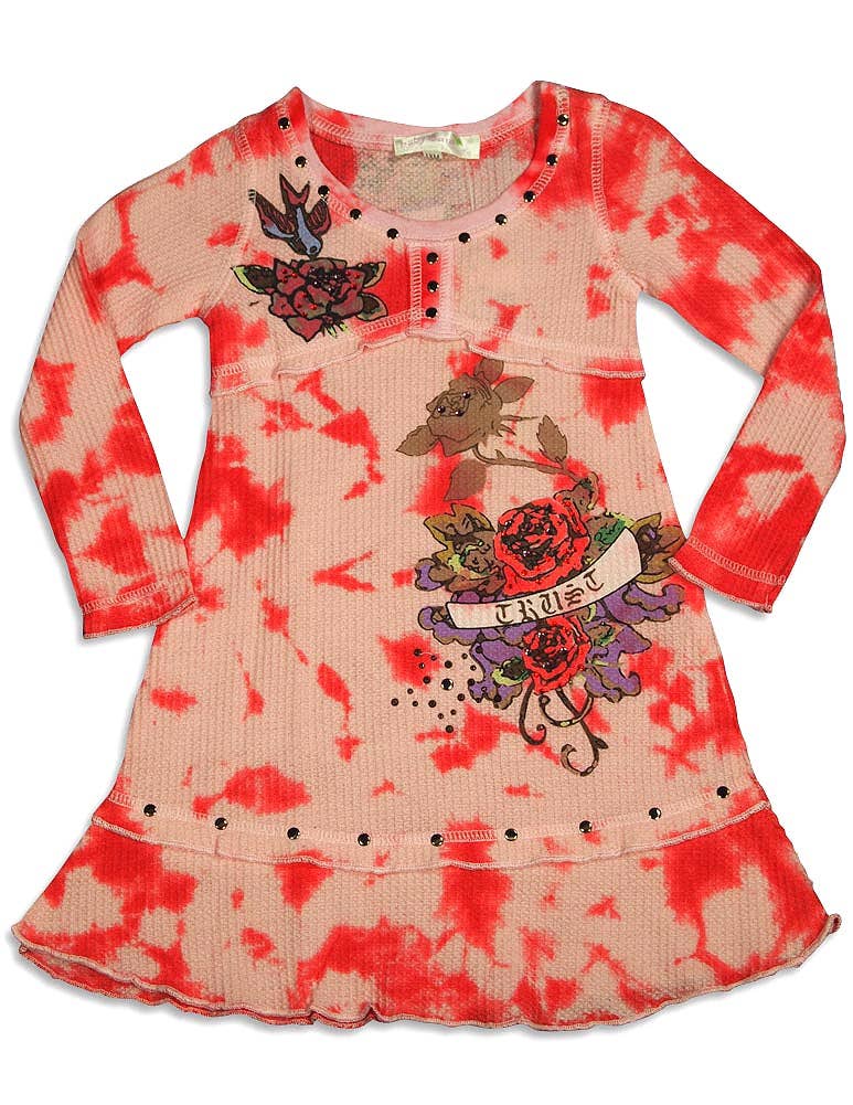 Baby Sara Infant Baby Girls Long Sleeve Dresses - Asst Fabri