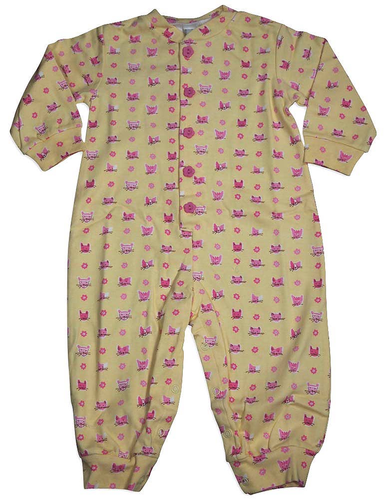 New Potato Baby Infant Girls Long Sleeve Cotton Coverall