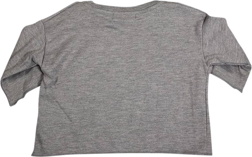Flowers by Zoe Girls 3/4 Sleeve Fashion Scoop Neck Sweatshir