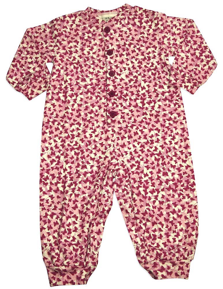 New Potato Baby Infant Girls Long Sleeve Cotton Coverall