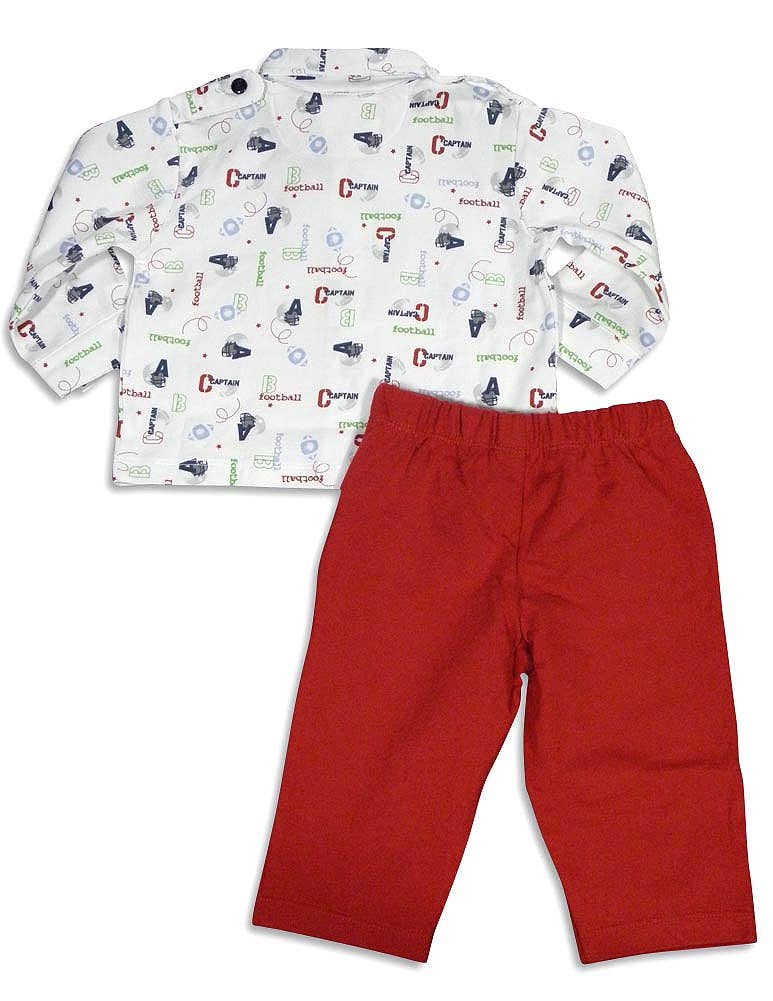 Snopea Baby Infant Newborn Boys Cotton Long Sleeve Pant Set