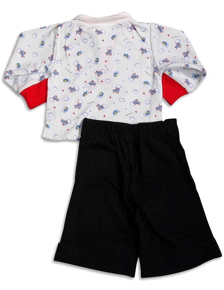 Snopea Baby Infant Newborn Boys Cotton Long Sleeve Pant Set