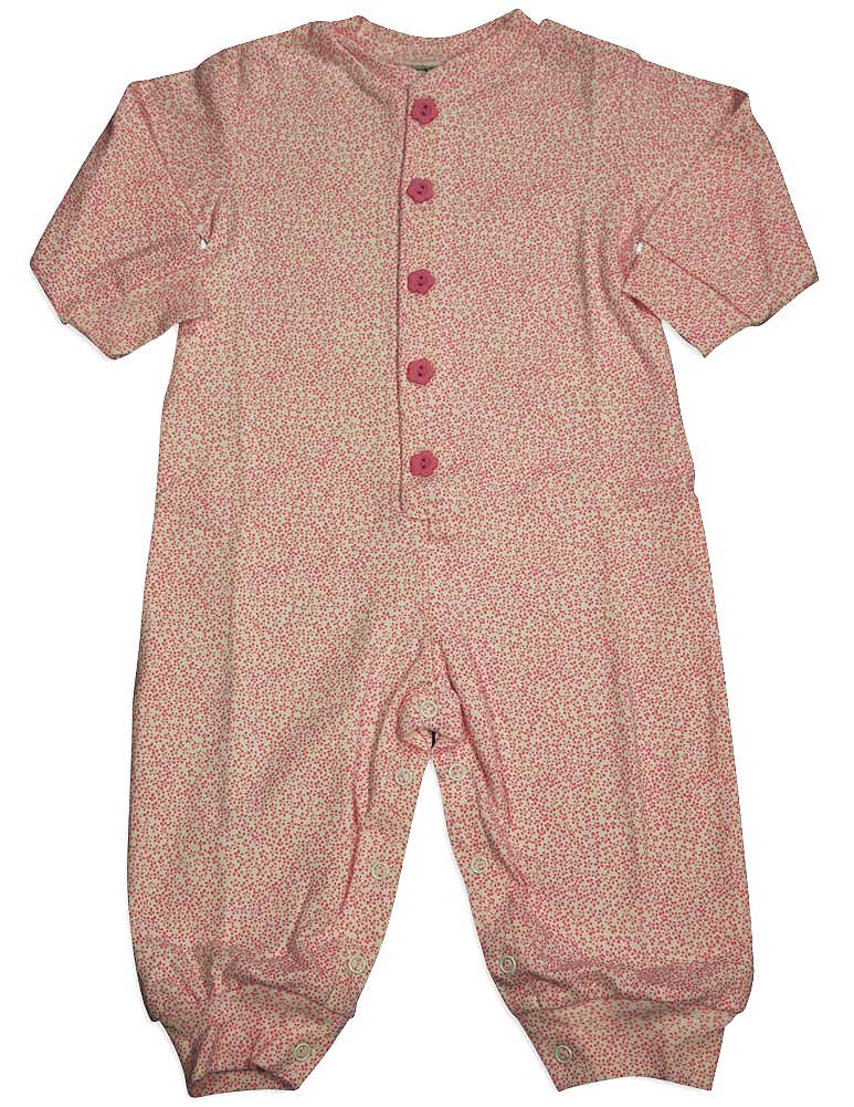 New Potato Baby Infant Girls Long Sleeve Cotton Coverall
