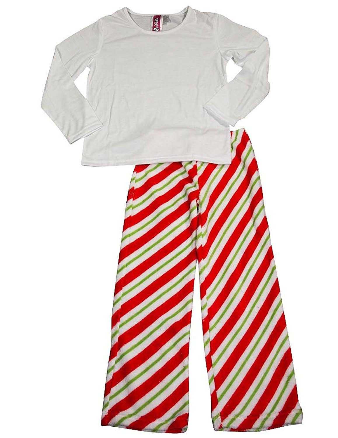 Up Past 8 by Sara's Prints - Little Girls Long Sleeve Pajama
