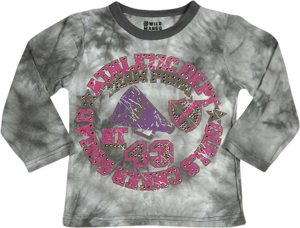 Wild Mango Toddler and Girls Long Sleeve Cotton Fashion T-Sh