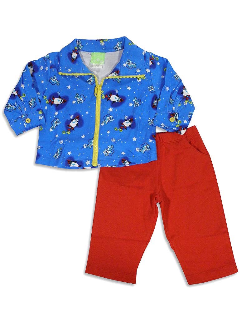 Snopea Baby Infant Newborn Boys Cotton Long Sleeve Pant Set